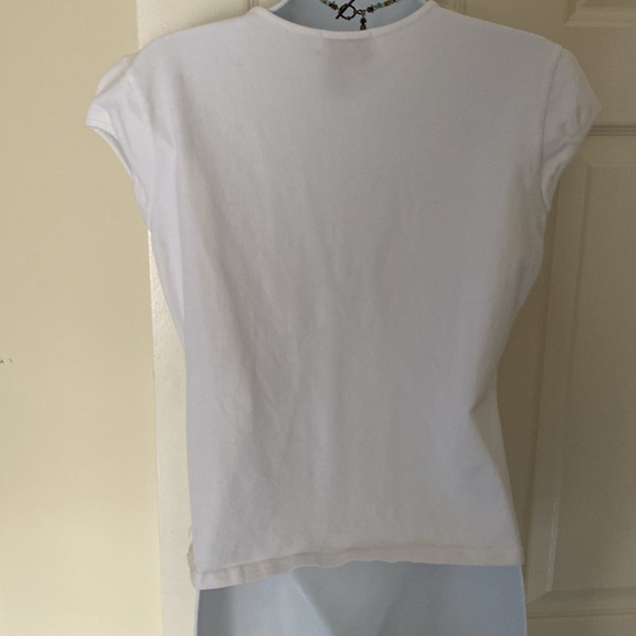 🌺Lilly Pulitzer deep vee knot front tee Large - Picture 3 of 4